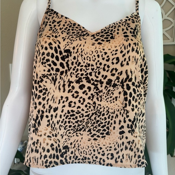 Forever 21 Tan and Cream Sleeveless Camisole - Picture 1 of 8